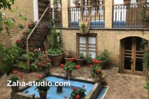 بازسازی خانه حیاط دار با هزینه مناسب